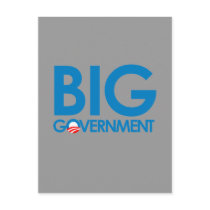 Anti-Obama - Big Government Post Cards