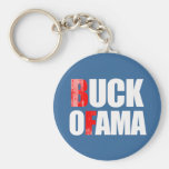 Anti-Obama - BUCK OFAMA 2 white Faded.png Keychains