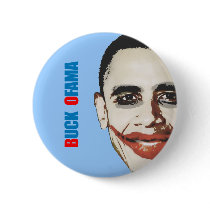Anti-Obama - Buck Ofama blue Pinback Buttons