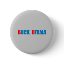 Anti-Obama - Buck Ofama blue Pinback Buttons