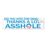 Anti Obama Bumper Sticker bumper stickers