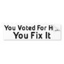 Anti Obama Bumper Sticker