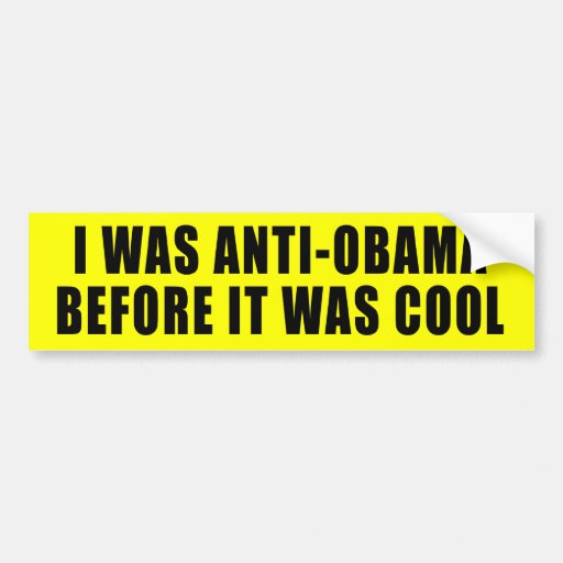 Anti-Obama Bumper Sticker