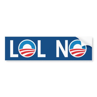 Anti Obama Bumper Sticker (2 stickers!) by the2012election