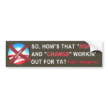 Anti-Obama Bumper Sticker (brown) bumper stickers