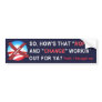 Anti-Obama Bumper Sticker (navy)