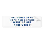 Anti-Obama  Bumpersticker