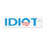 Anti-Obama Bumpersticker Bumper Sticker