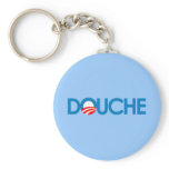 Anti-Obama Bumpersticker - Douche Keychain
