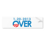 Anti-Obama Bumpersticker - Over 1-20-2013