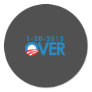 Anti-Obama Bumpersticker - Over 1-20-2013