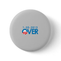 Anti-Obama Bumpersticker - Over 1-20-2013 Buttons