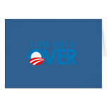 Anti-Obama Bumpersticker - Over 1-20-2013 Card