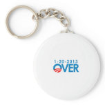 Anti-Obama Bumpersticker - Over 1-20-2013 Keychains