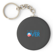Anti-Obama Bumpersticker - Over 1-20-2013 Keychains