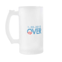 Anti-Obama Bumpersticker - Over 1-20-2013 Mugs
