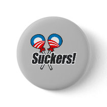 Anti-Obama Bumpersticker - Suckers 2 Buttons