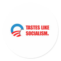 Anti-Obama Bumpersticker - Tastes like Socialism b