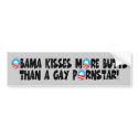 Anti Obama,butt kisser Obama bumper stickers
