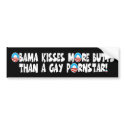 Anti Obama,butt kisser Obama bumper stickers