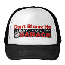 ANTI-OBAMA  DON'T BLAME ME TRUCKER HAT