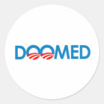 Anti-Obama - Doomed Sticker