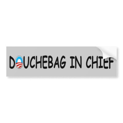 Anti Obama,douchebag Obama by NOBAMAMAN