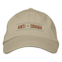 Anti-Obama - Embroidered Hat