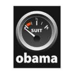 Anti-Obama: Empty Suit Postcard