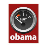 Anti-Obama: Empty Suit Postcard