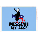 Anti Obama false messiah Greeting Cards