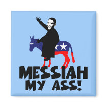 Anti Obama false messiah Magnet