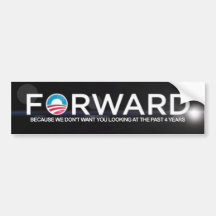 Anti Obama - Forward - 2012 Bumper Stickers