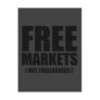 Anti-Obama - Free Markets not Freeloaders Post Card