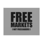 Anti-Obama - Free Markets not Freeloaders Postcards
