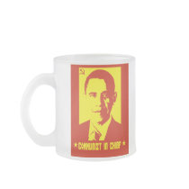 Anti Obama Frosted Glass Mug