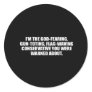 Anti-Obama - God fearing conservative Bumpersticke Stickers
