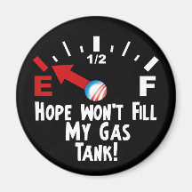 Anti Obama - Hope on Empty Fridge Magnet