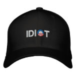ANTI-OBAMA - IDIOT BASEBALL CAP