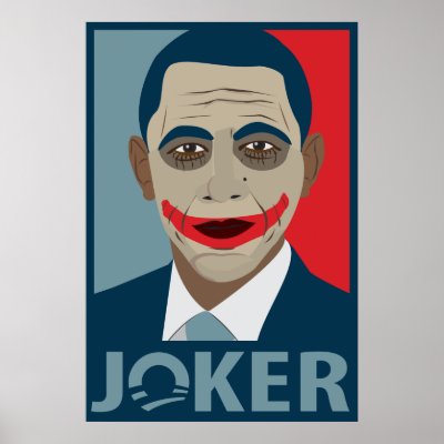 Anti-Obama Joker Poster by AmericanElephant