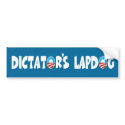 Anti Obama,lap dog Obama bumper stickers