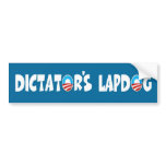 Anti Obama,lap dog Obama bumper stickers