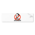 ANTI-OBAMA / NO HE CAN'T T-SHIRT BUMPER STICKER