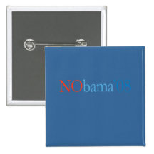 ANTI-OBAMA / NOBAMA '08 PINS