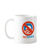 ANTI-OBAMA - NOBAMA COFFEE MUG
