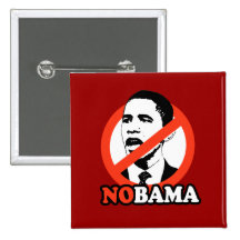ANTI-OBAMA / NOBAMA T-SHIRT PIN