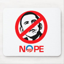 Anti-Obama - Nope Mouse Pads