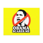 ANTI-OBAMA / OBAMA SCARES ME POSTCARDS