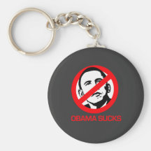 Anti-Obama - Obama Sucks Keychains