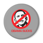 Anti-Obama - Obama Sucks Fridge Magnet